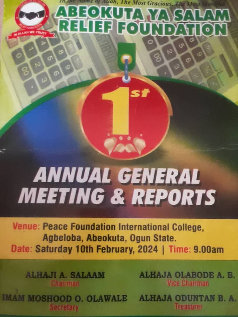 Abeokuta Foundation holds AGM, disburses 50 Million Naira Non-Interest Loan